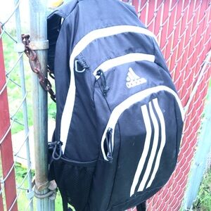 adidas Black and White Men's Athletic Backpack
